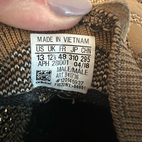 Adidas Originals F/22 Primeknit, "Raw Gold" men's size US 13 - Picture 7 of 13